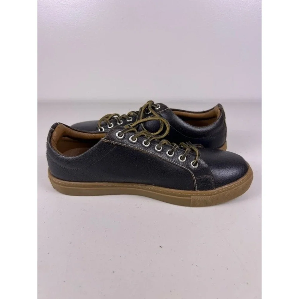 Thursday Boot Co Mens Low Top Leather Sneakers Gum Sole Casual Shoes Size 8.5